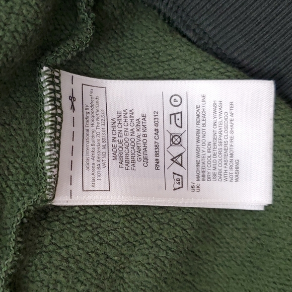 Adidas Chelsea Football Club full zipper jacket green men 2XL - Picture 8 of 9